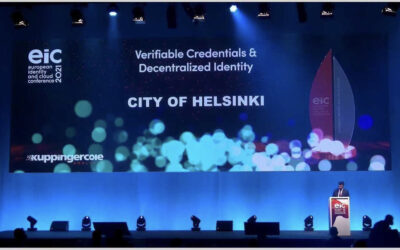 OASC Personal Data Champion City of Helsinki  and Partner Vastuu Group and win European Identity & Cloud Award 2021