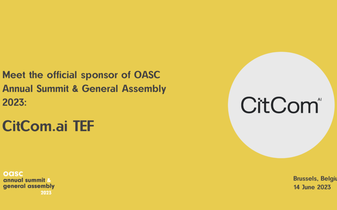 CitCom.ai TEF – The Official Sponsor of OASC Annual Summit & General Assembly 2023