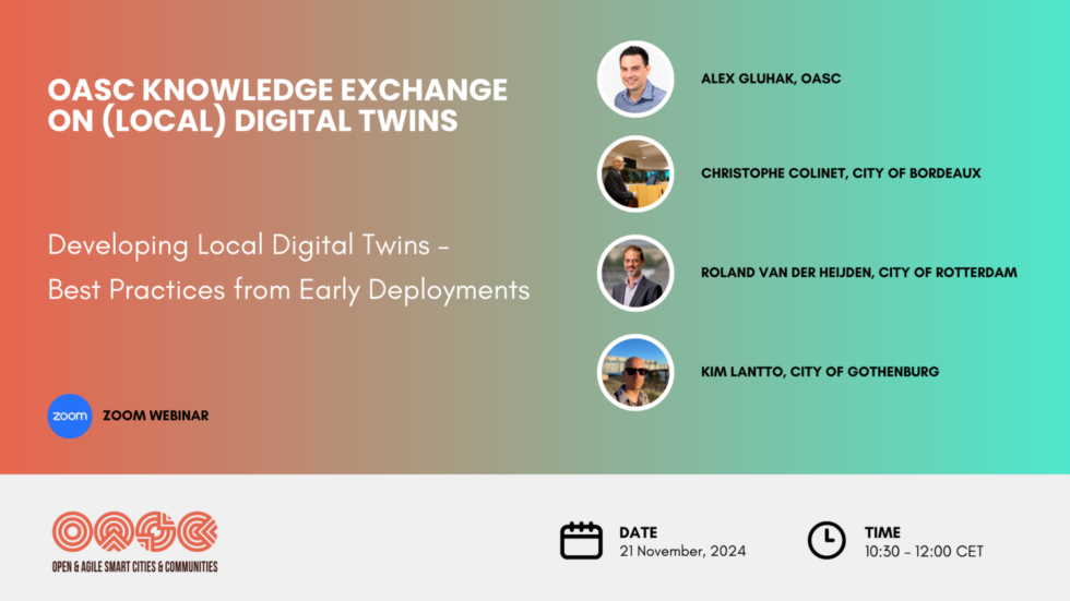 OASC Knowledge Exchange on (Local) Digital Twins - Open & Agile Smart ...